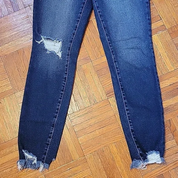 KanCan Distressed Skinny Denim Jeans Size 27 - Picture 8 of 10